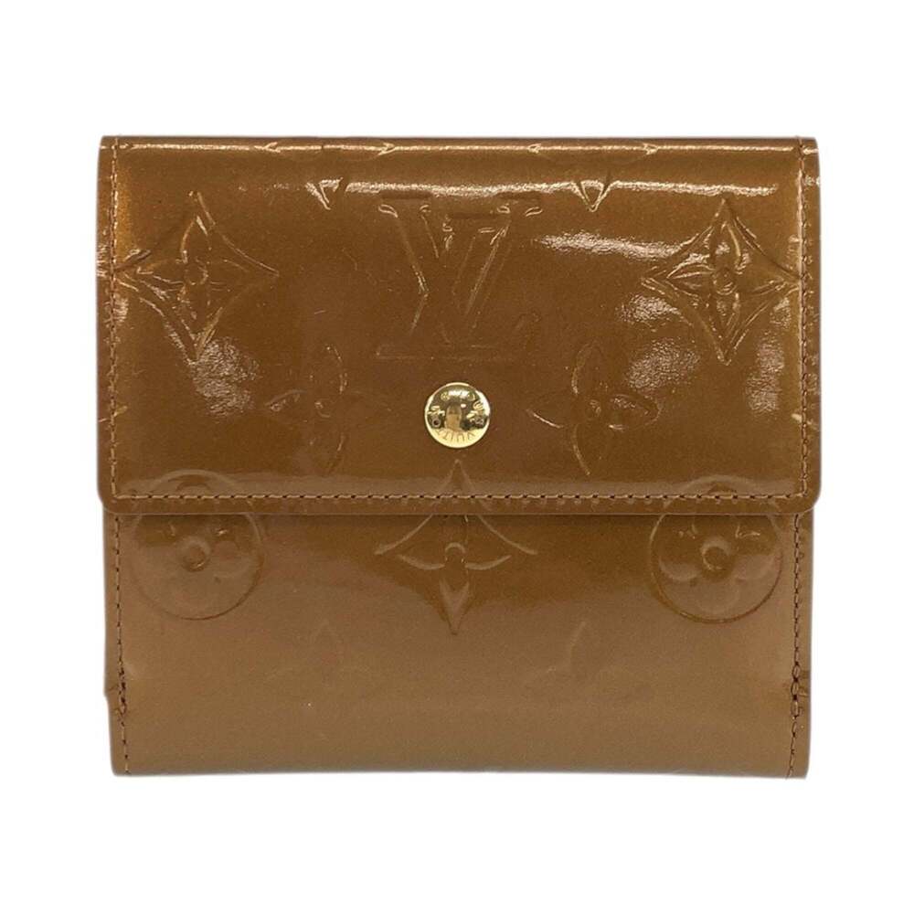 LOUIS VUITTON Louis Vuitton Monogram Vernis Porte Monnaie Billet Carte Credit...